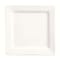 World Tableware Slate Collection 7.25" Square Ultra Bright White Plate, PK24 SL-7 - alternate 1